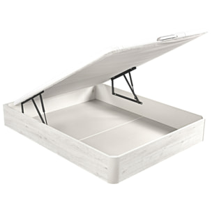 Canapé Abatible 32CM | ENVÍO, MONTAJE Y RECOGIDA ANTIGUO INCLUIDO | Madera | Glaciar | Gran capacidad | Tapa 3D | WHAT THE SLEEP