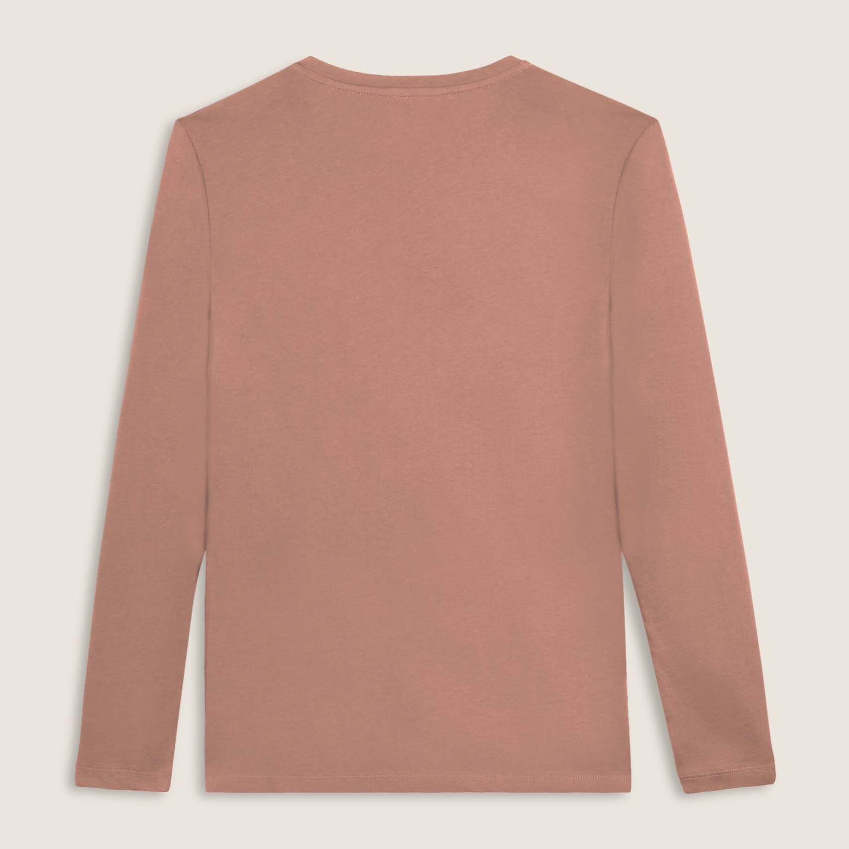 T-shirt comfort manica lunga con retro stampato