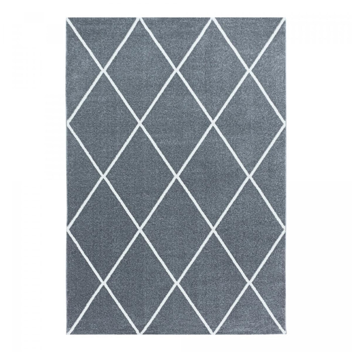 Tapis salon et chambre tissé motif scandinave SEMO