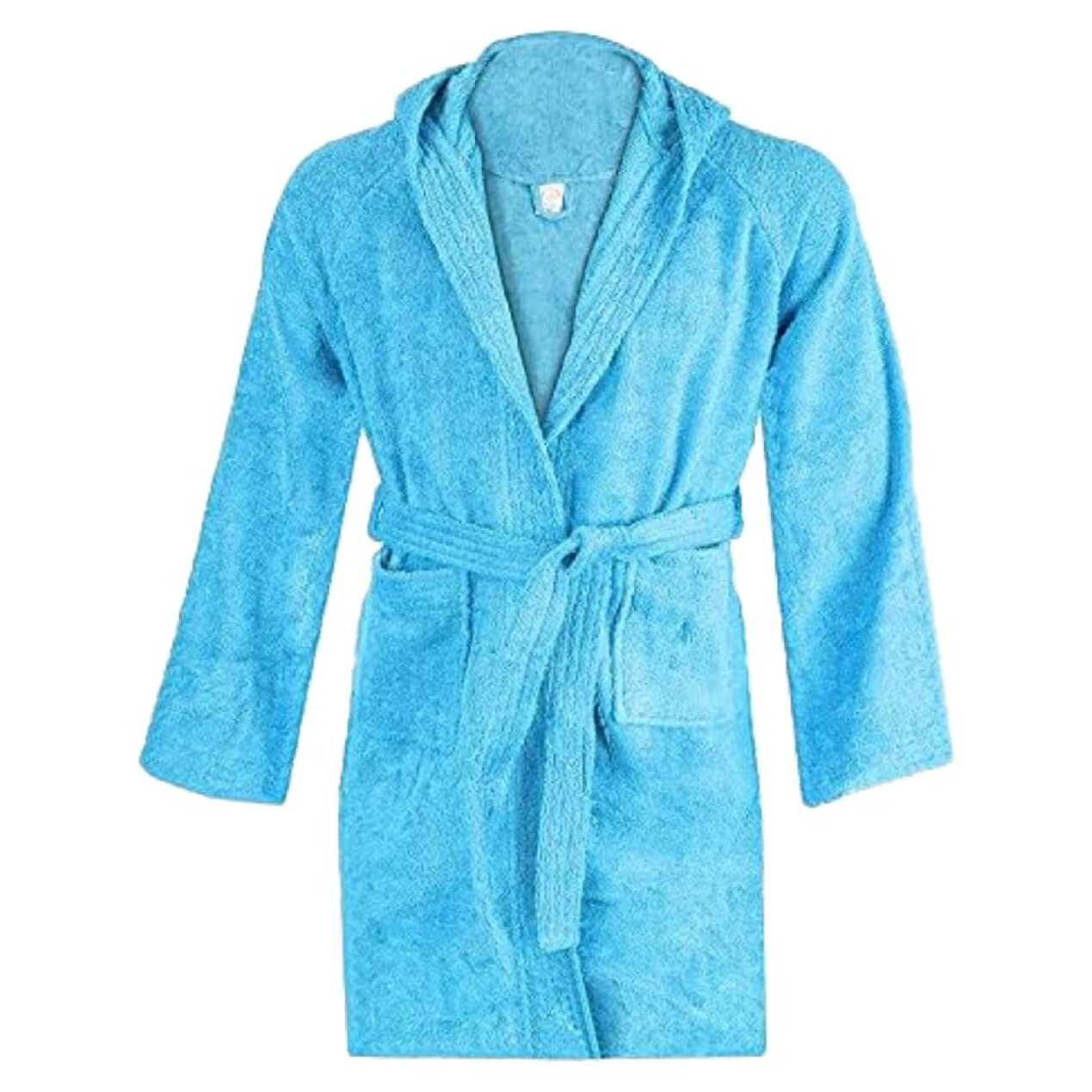 INTRECCI Accappatoio Bambino e Bambina, Accappatoio Spugna di Cotone, Assorbente, Morbido, per Pelli Sensibili, Certificato Oeko-Tex.