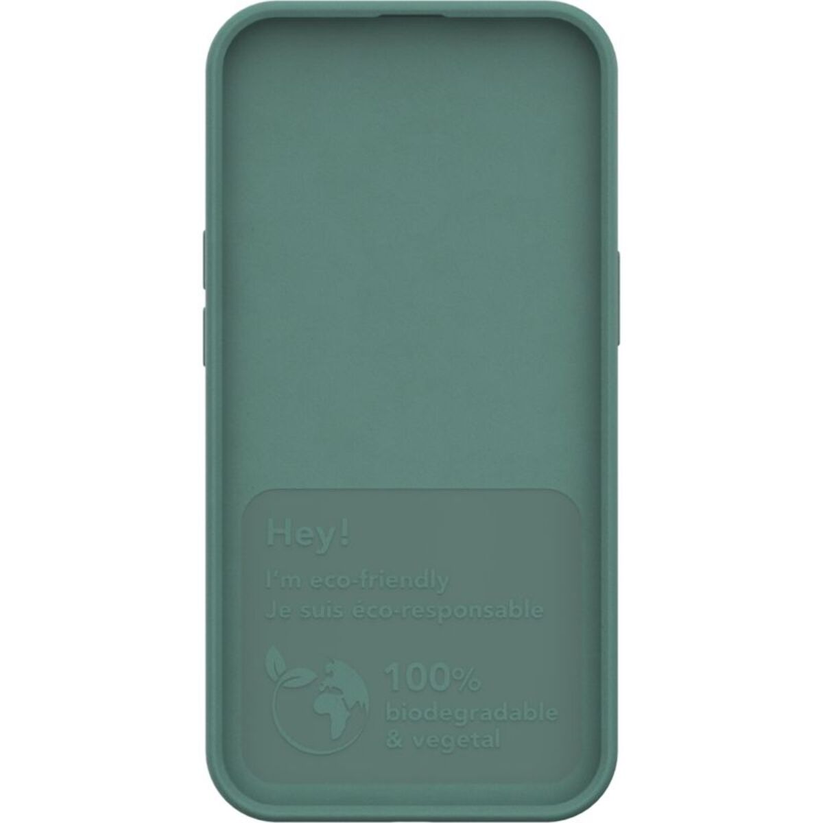 Coque JUST GREEN iPhone 14 Bio vert nuit