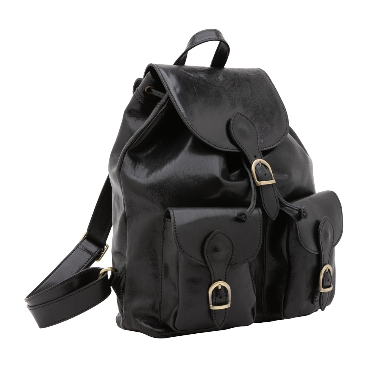 Borsa a spalla da donna - Modello False - Vera pelle - 37.0 x 30.0 x 13.0 cm