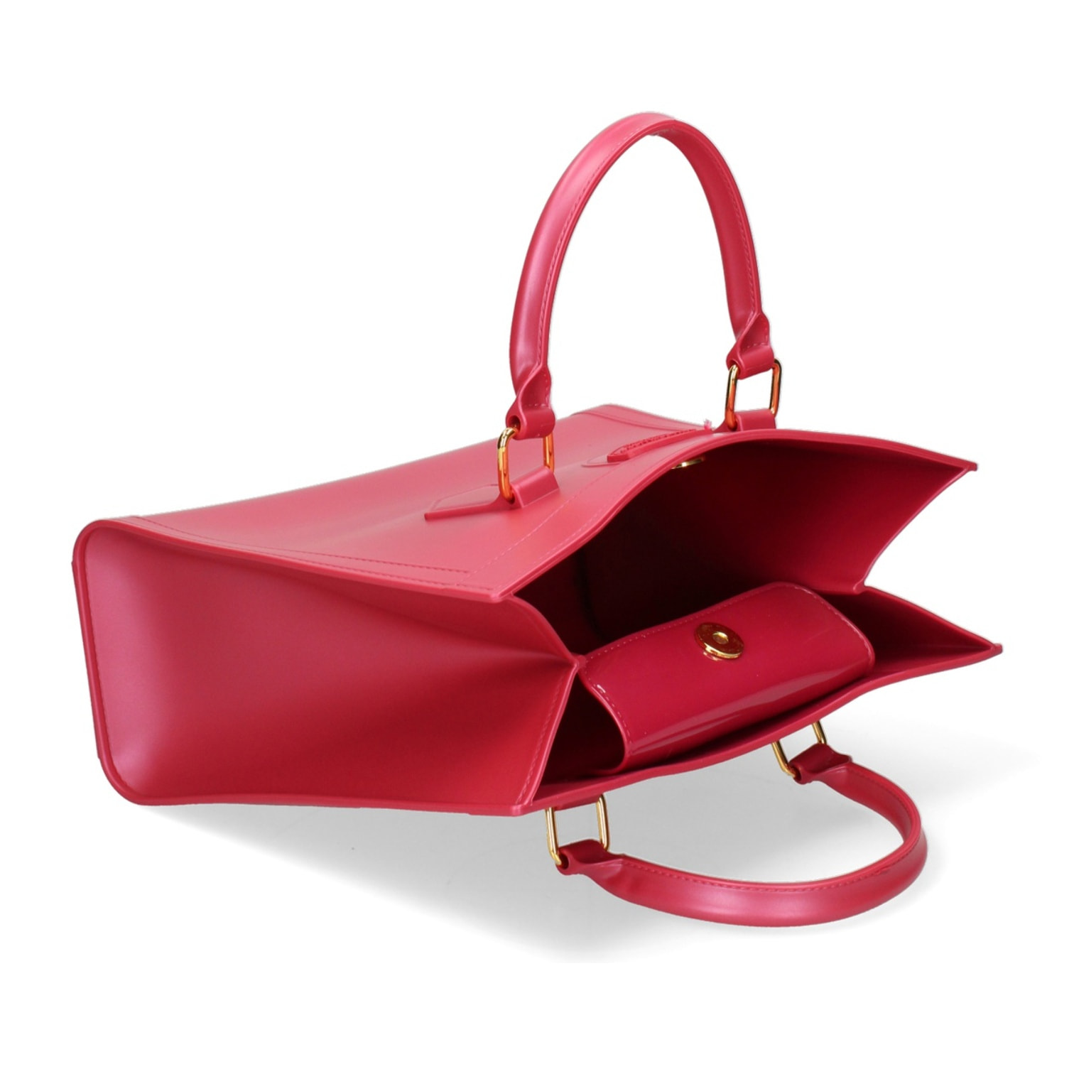 Borsa a mano da donna - Modello False - 100% Pvc - 22.5 x 27.0 x 10.5 cm