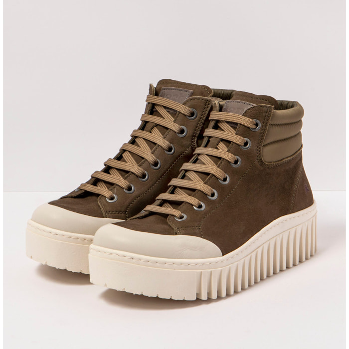 Botines 1532 NOBUCK-W KAKI-CREAM/BRIGHTON color Kaki-cream