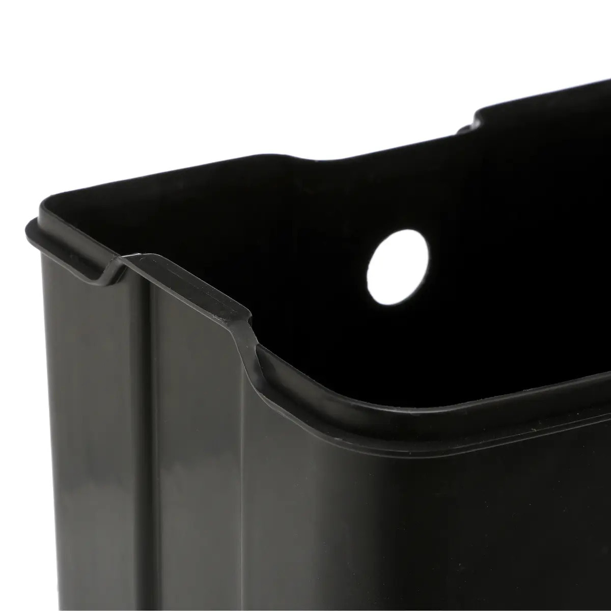 Poubelle à pédale métal 6L "Ariane" noir