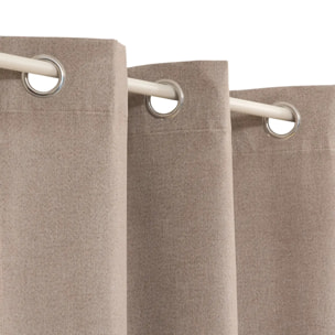 Rideau occultant Darla 140x260cm marron