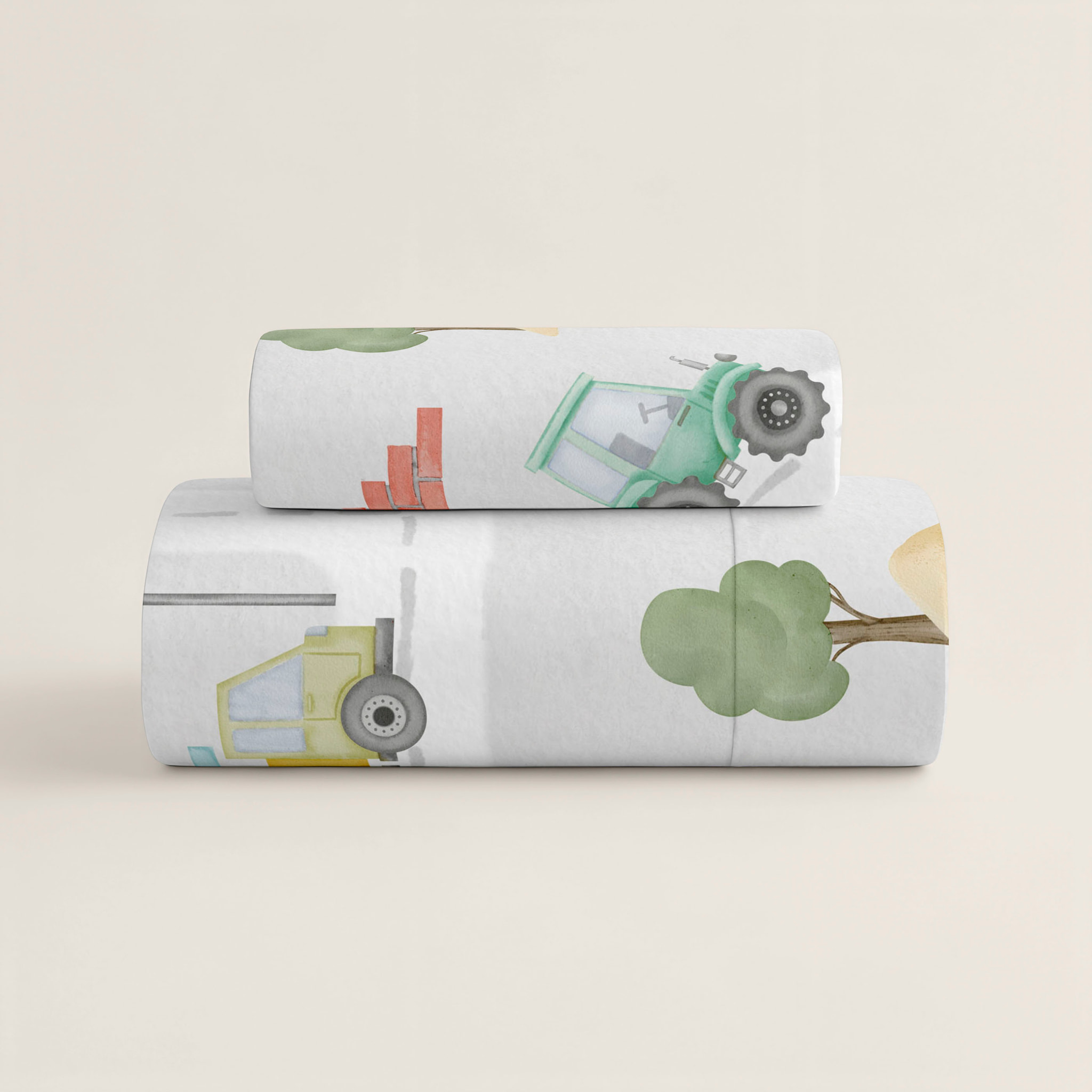 Cool Kids - Funda Nórdica Estampada - Infantil - Cierre Solapa - 100% Algodón - Incluye 1 Funda de Almohada - Road