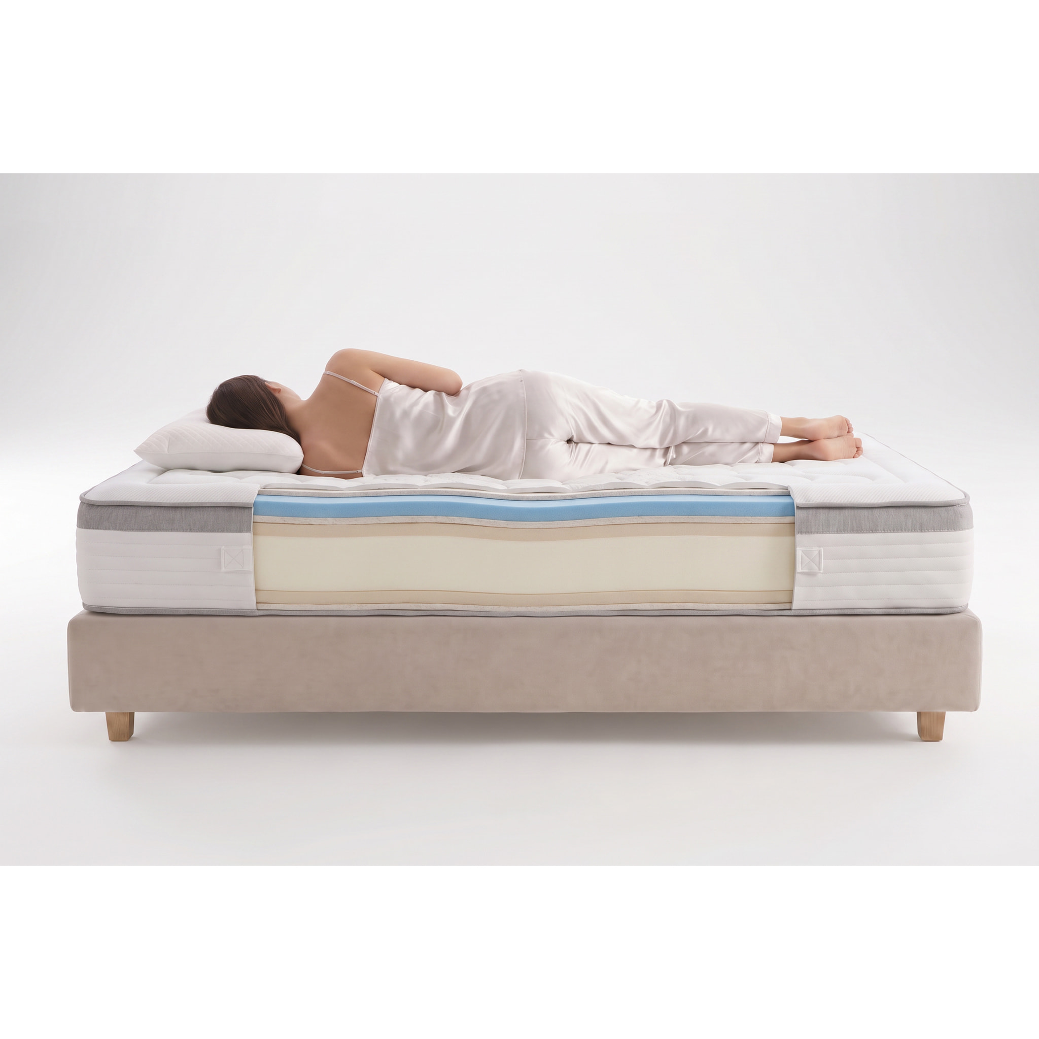 Matelas Grand Max Multizone 30 cm - Moonia