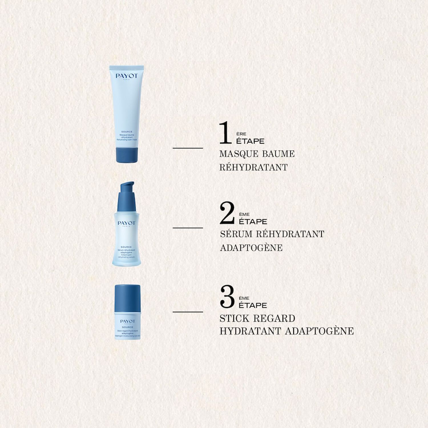 Source - Masque baume réhydratant 50 ml