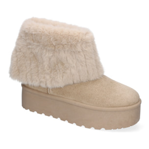 Botin Australiano de Plataforma para Mujer, Comodos y Calentitos, Forrados con Pelo