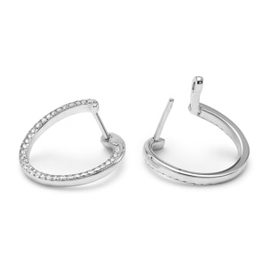 Pendientes acabado en Plata de Ley 925