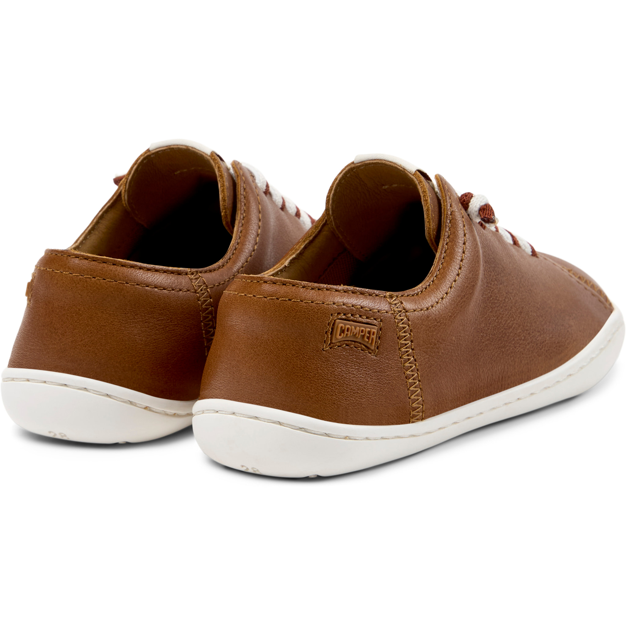Zapatillas - CAMPER Peu Cami - Marron - Cuero liso
