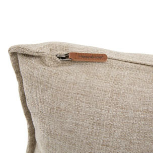 Salon de jardin Flovia 4 places acajou