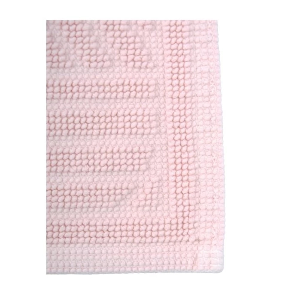 Tapis de bain Coton CUBO 50x80cm Rose Clair Spirella