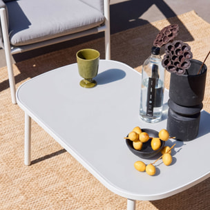Salon de jardin acier 4 places KYO