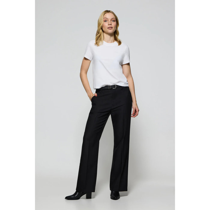 Maglietta Tori bianca con print in gomma Polo Club