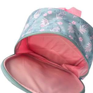Stitch Pink Zaino Prescolare 3D. Tasca laterale. Schienale imbottito.