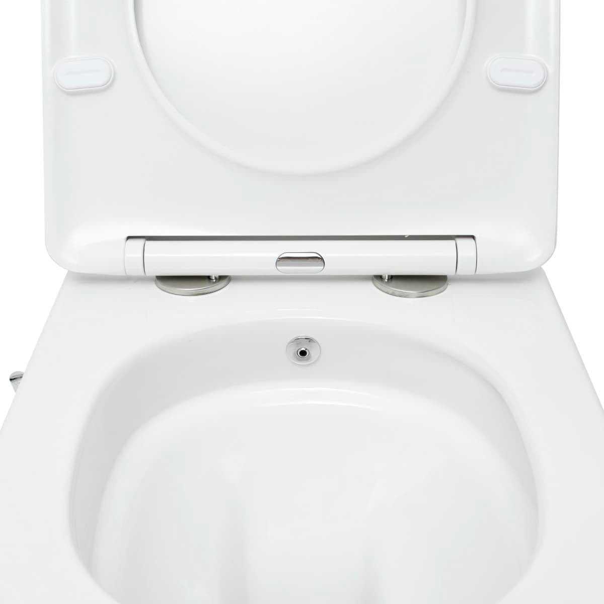 Fusion WC japonais suspendu sans bride, chasse d'eau Vortex + abattant SoftClose, blanc (SATFUS11BFC)