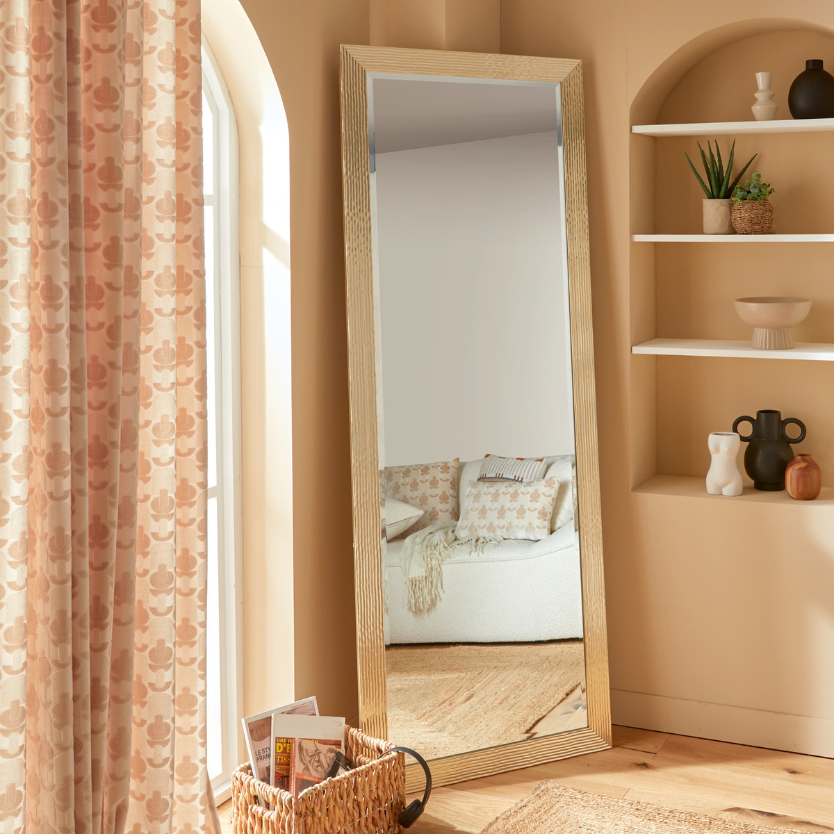 Miroir "Gemma" marron 195x72cm