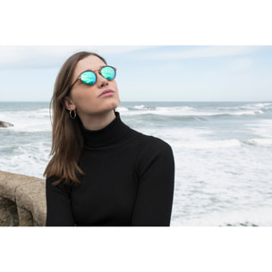 Gafas de sol PALO ALTO MARYLAND - Franja marrón / Revo verde