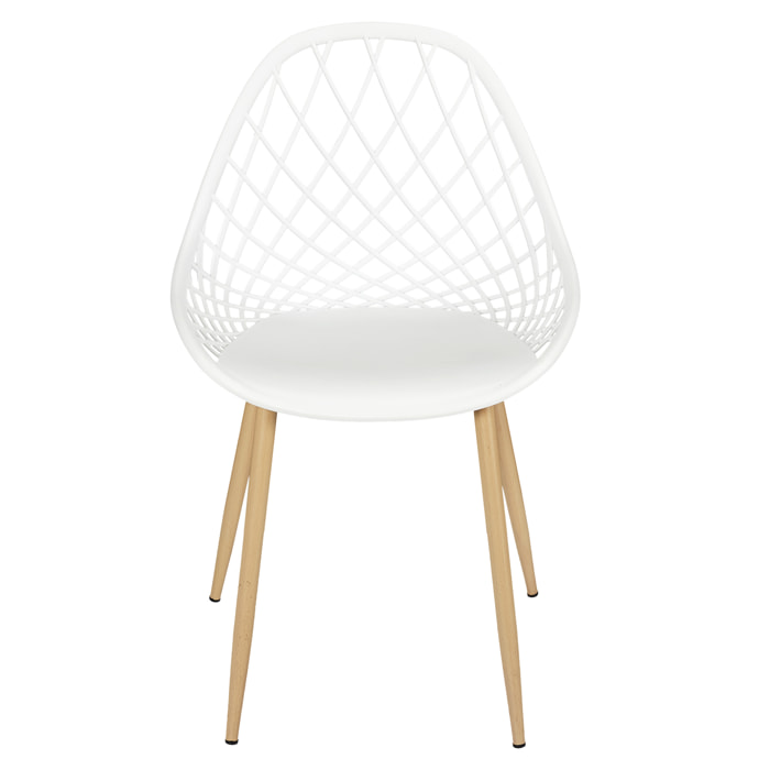 Chaise Exterieur Malaga Blanc