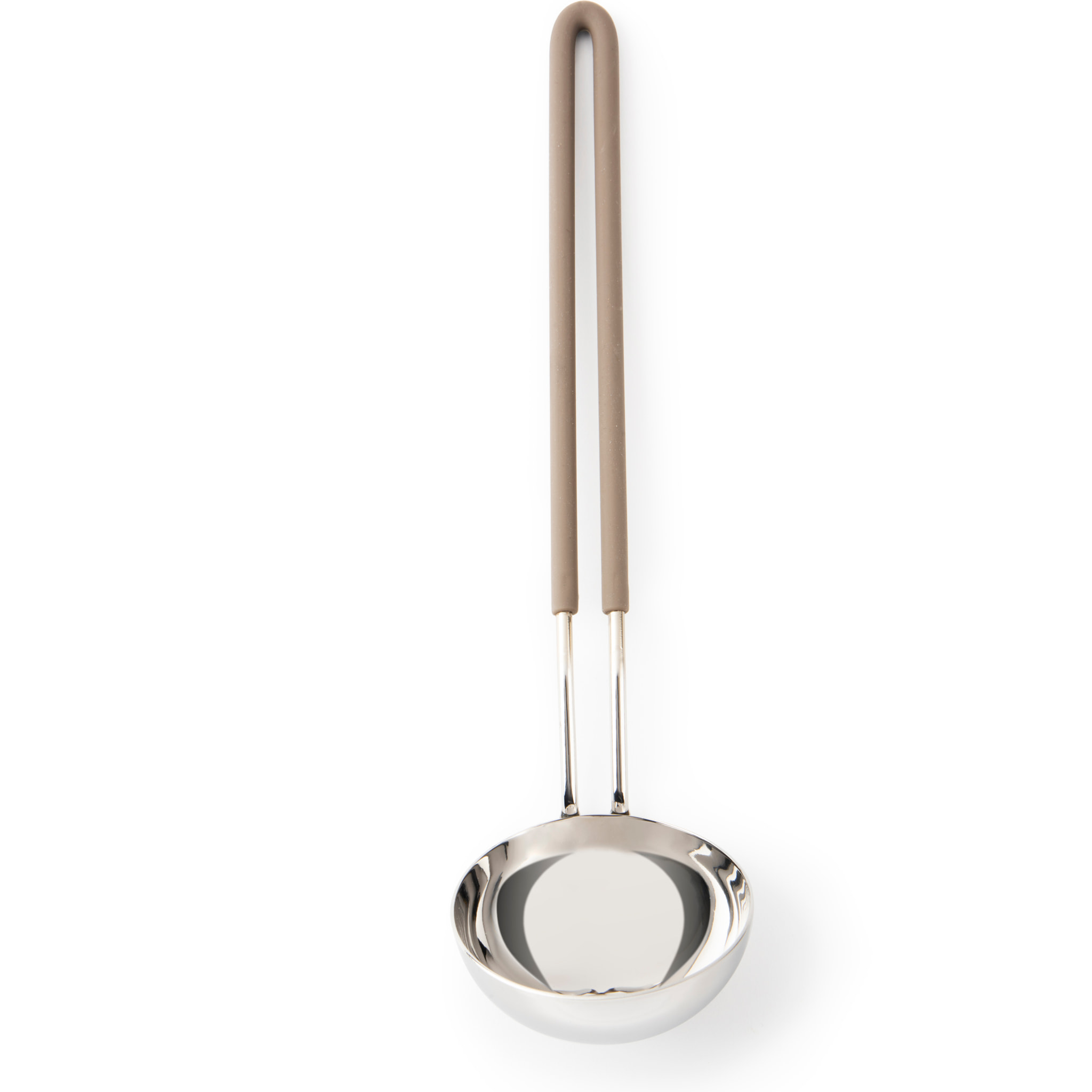 Set 5 Ustensiles de Cuisine Excelsa – Hip Hop, Acier et Silicone Gris Tourterelle