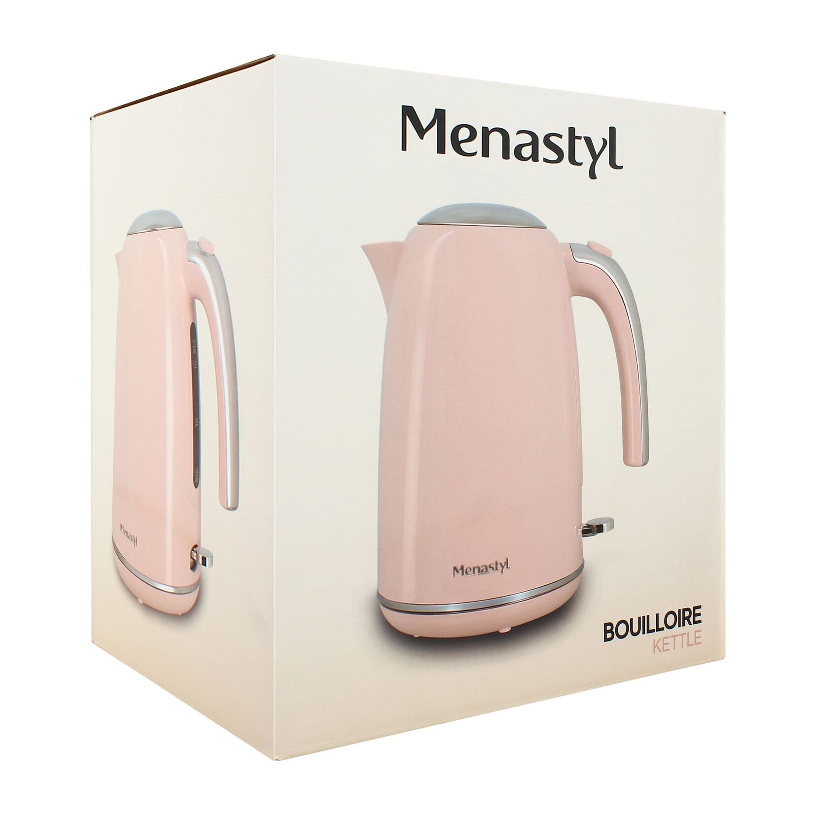 Bouilloire en acier inoxydable 1,7L rose RETRO