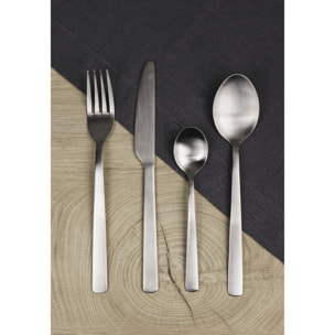 Set 3pc tenedor acero inox reciclado mate root