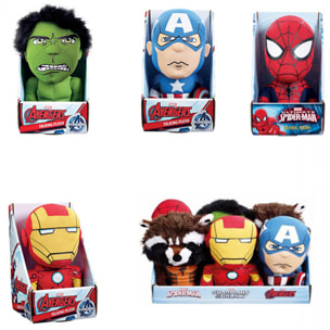 PELUCHE PARLANTE MARVEL 24CM non a scelta PELUCHES