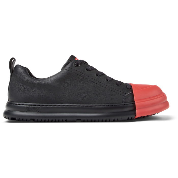 Zapatos de cordones - CAMPER Junction Runner - Negro - Cuero liso