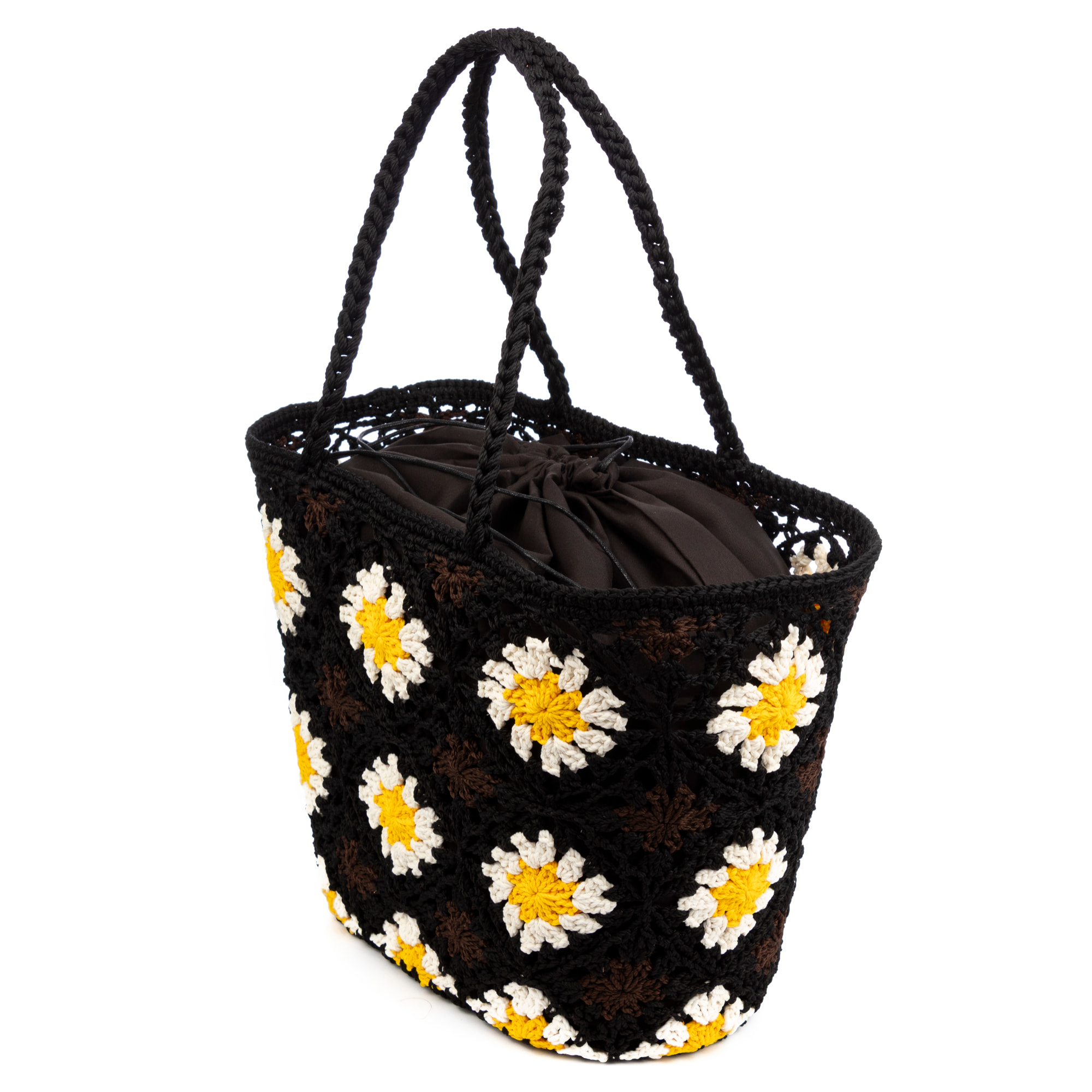Basento Bolso de hombro Mujer. Fabricaco en algodón tejido artesanal a mano.
