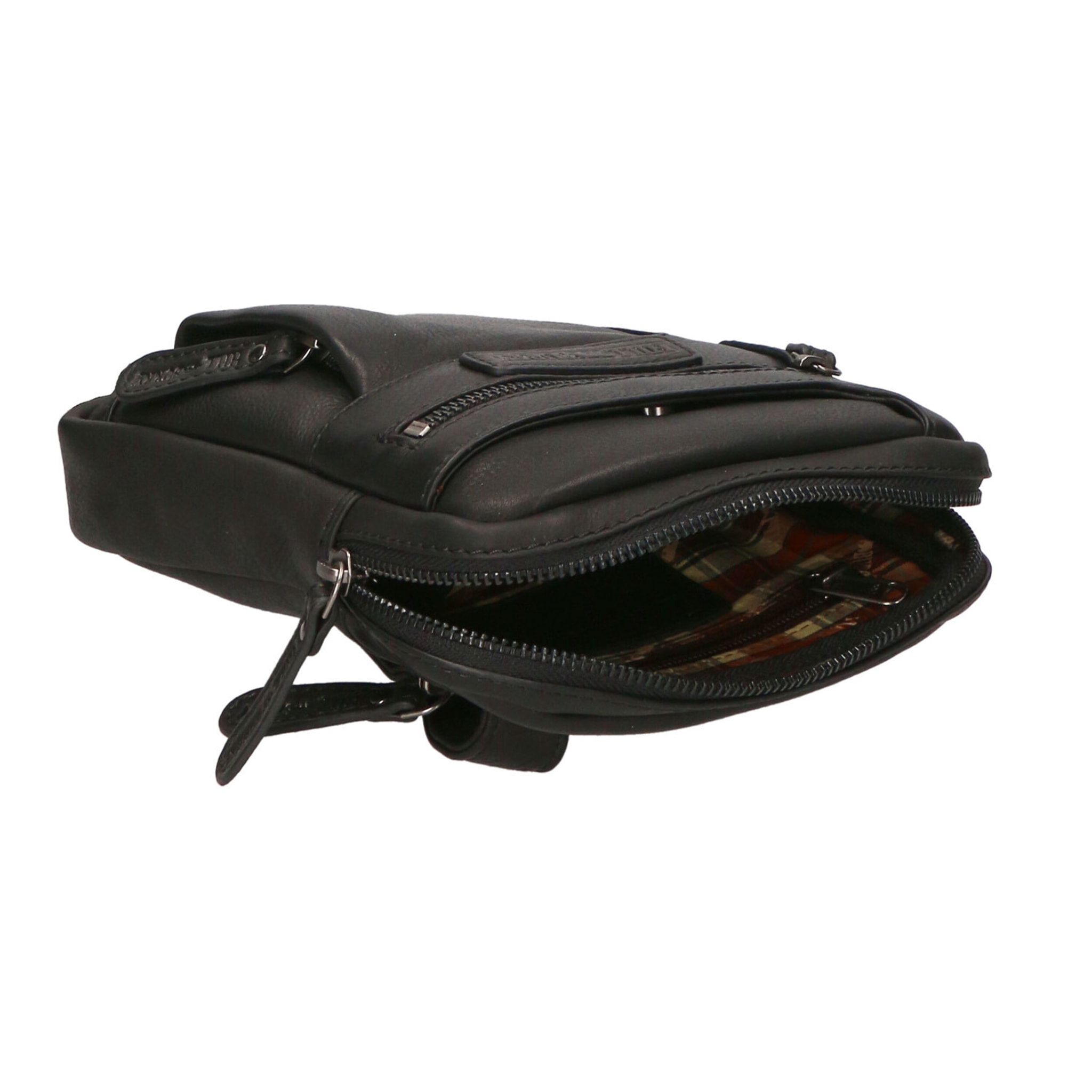 Borsa a tracolla  da uomo In Vera pelle Made in Italy 17x21x5 cm