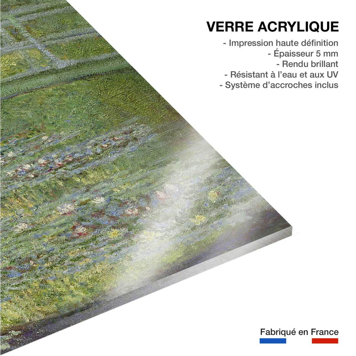 Tableau d'art Le pont japonais par Claude Monet Tableau plexiglas