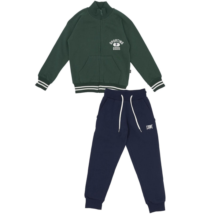 Chándal infantil con cuello y estampado 'Sporting' College