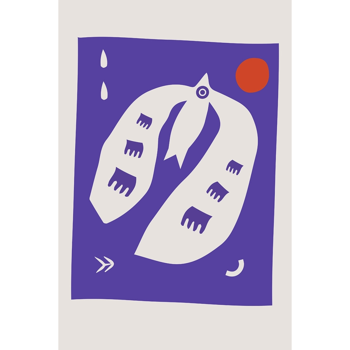 Tableau flying bird Tableau plexiglas