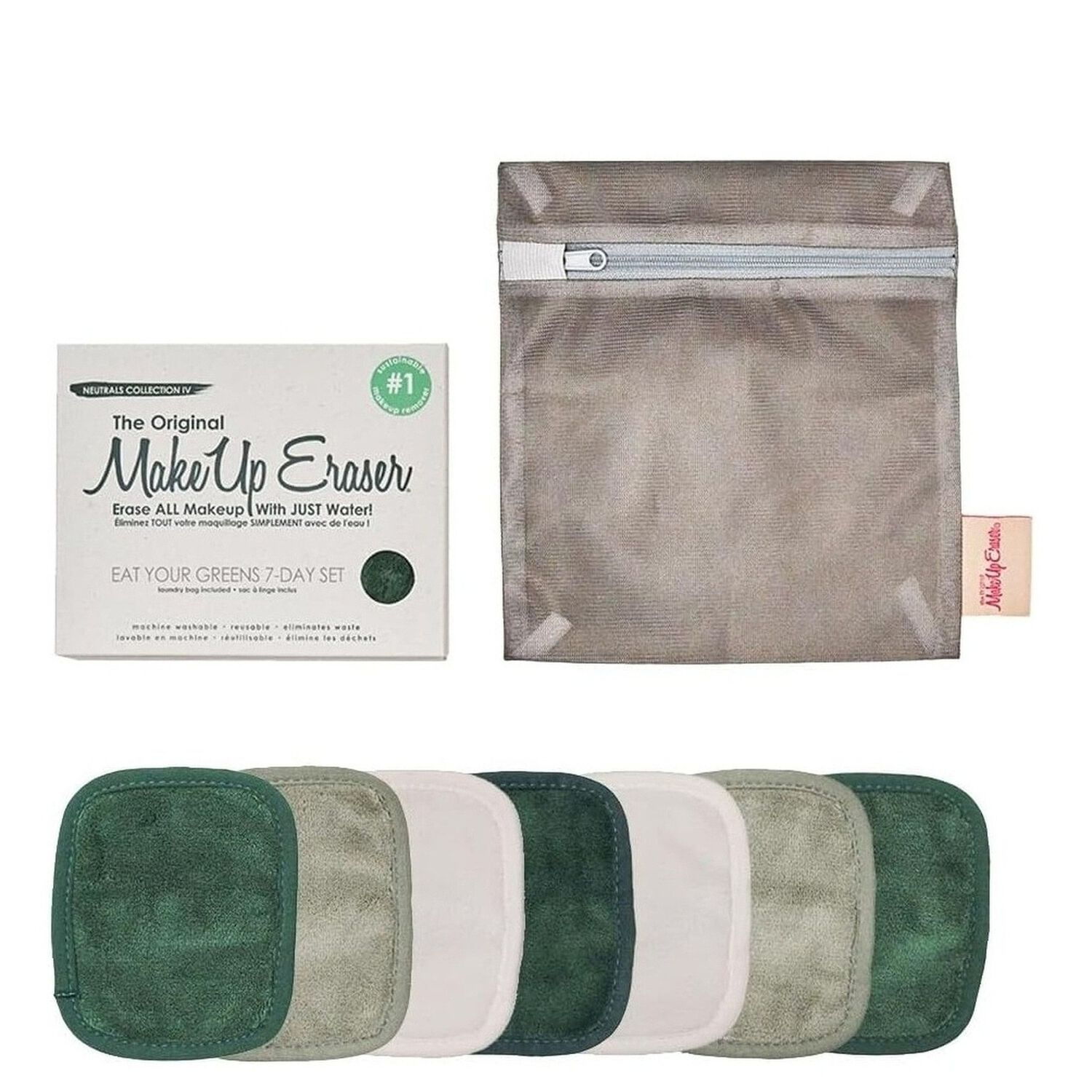 Earthy Neutrals 7-day set - Serviette Démaquillante Réutilisable x7