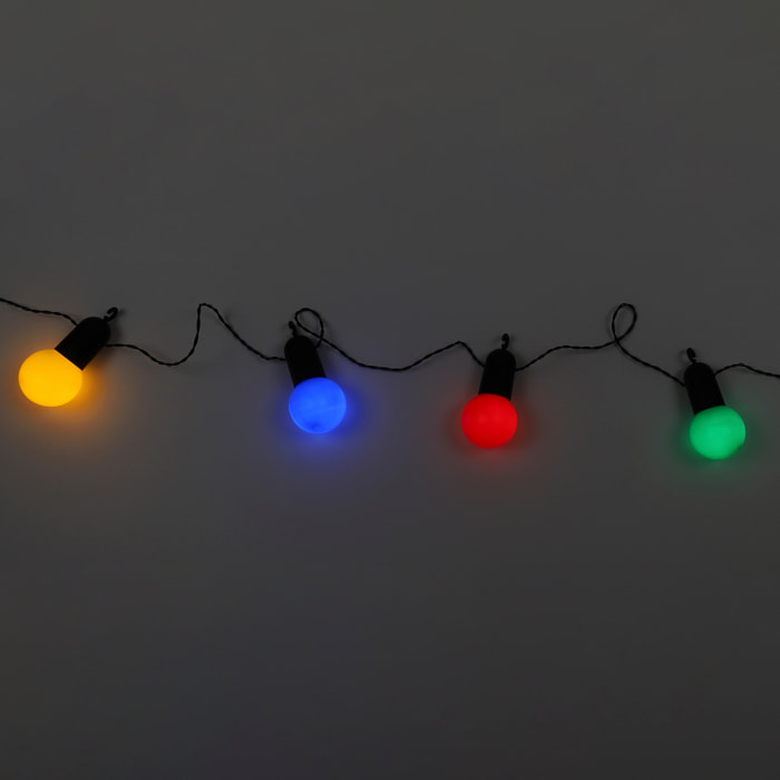 Guirlande Ampoules Multicolores 20 Leds 5m70 M6