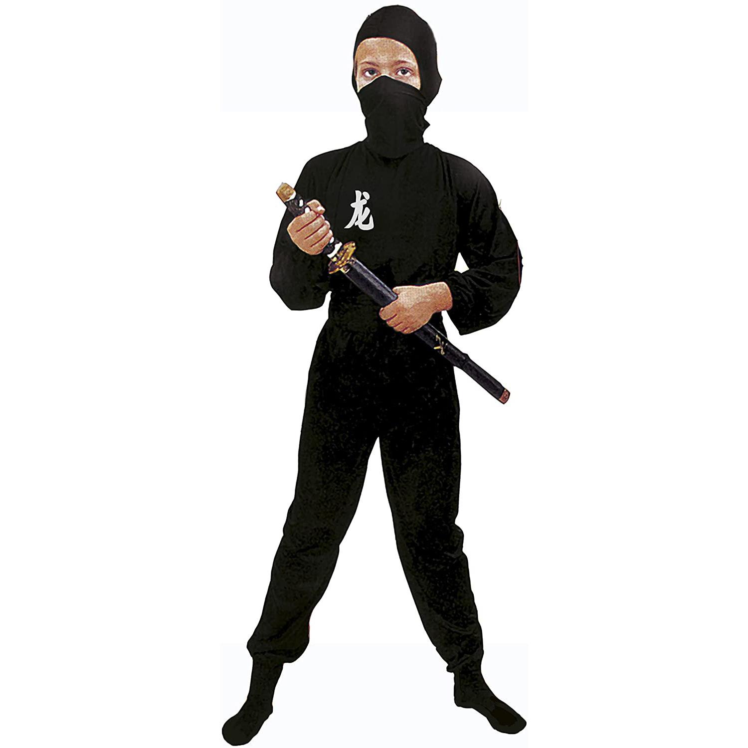 Costume Carnevale Travestimento Black Ninja Bambino Originale