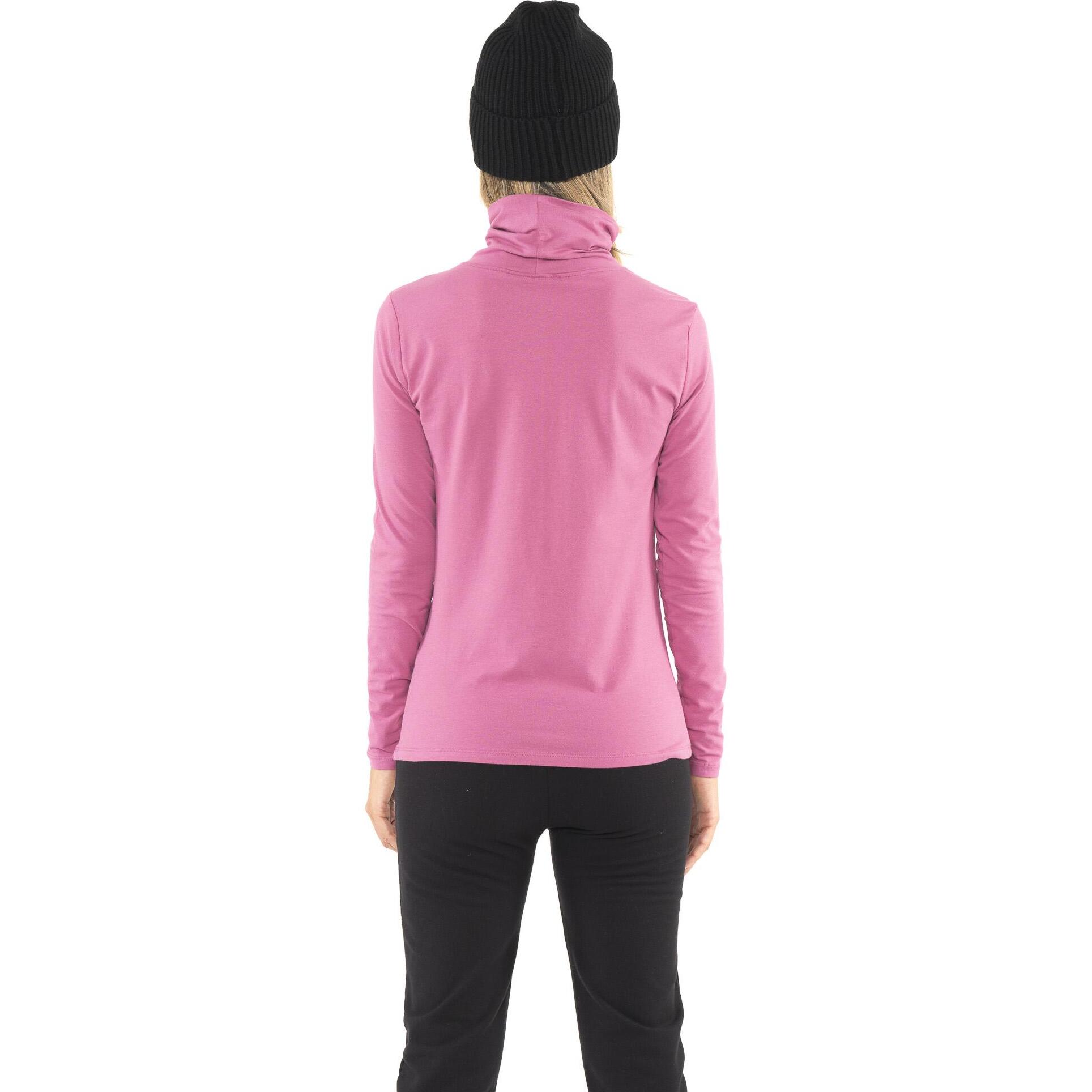 T-shirt a manica lunga dolcevita da donna "Never Without"