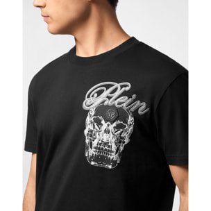 PHILIPP PLEIN Camiseta de cuello redondo y manga corta SKULL
