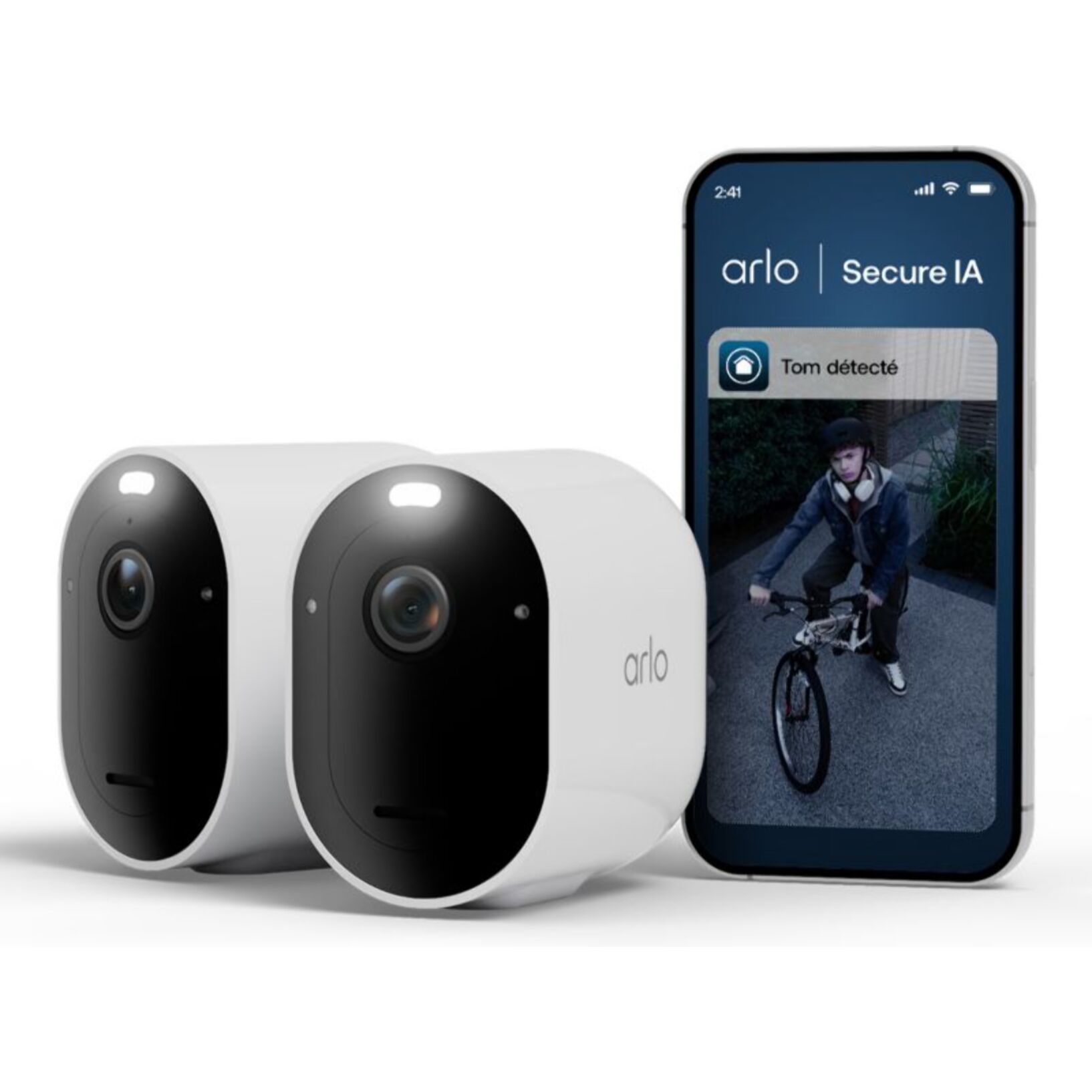 Caméra de surveillance ARLO Pack de 2 caméras 2K+ extérieur Pro6