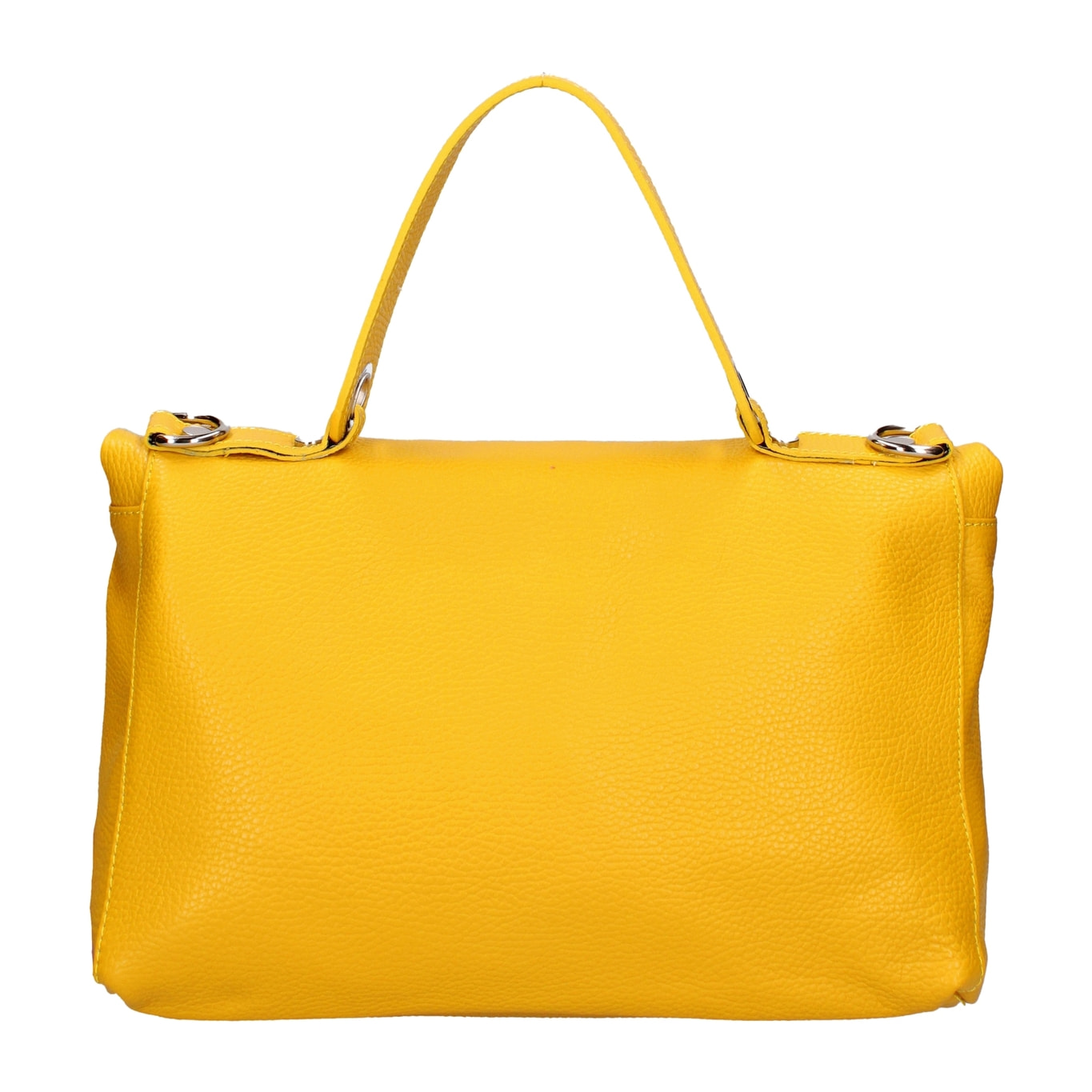 Borsa a spalla convertibile in zaino da donna In Vera pelle Made in Italy 34x21x12 cm