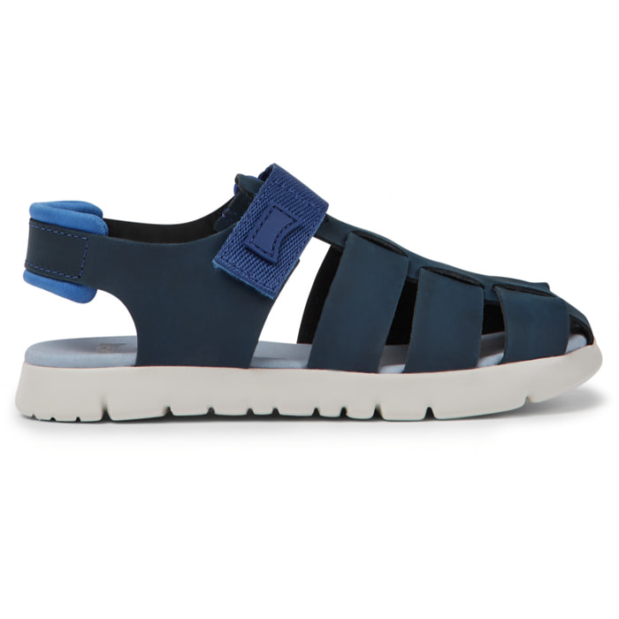 Sandali - CAMPER Oruga - Blu - Pelle/Tessuto