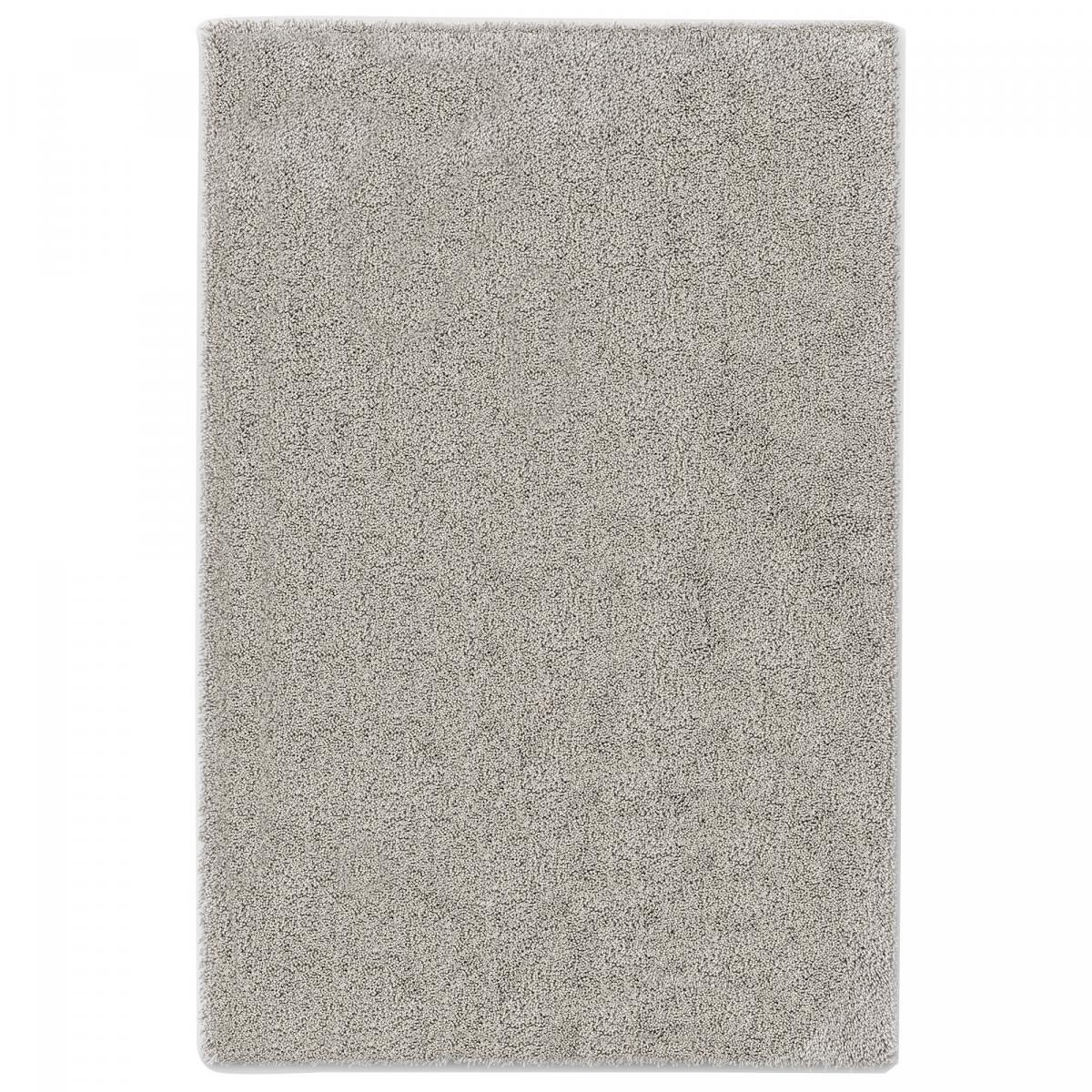 Tapis longs poils shaggy tissé en laine motif faux uni PIWA