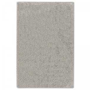 Tapis longs poils shaggy tissé en laine motif faux uni PIWA