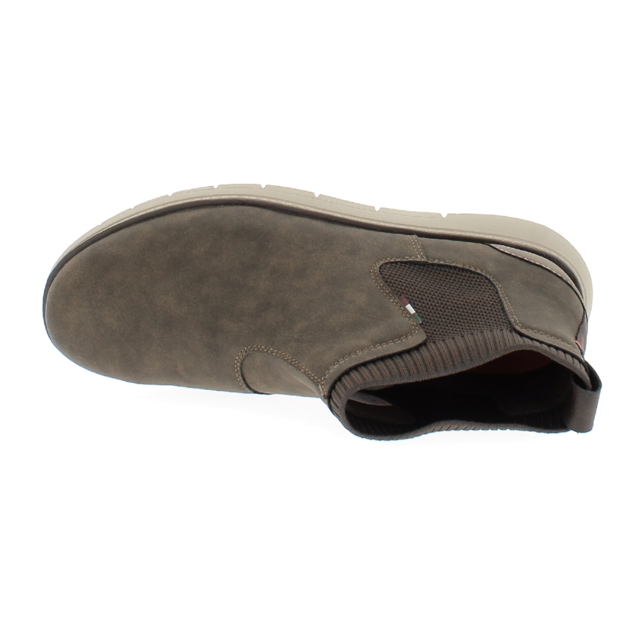 Armata di Mare Scarpe Uomo Stivaletti Chelsea Boots con Soletta Rimovibile in Memory Foam AMU W24L636 Khaki