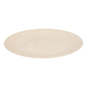 Assiette plate Laetitia D26cm creme