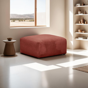 Pouf modulable en velours côtelé - MODULO NEW