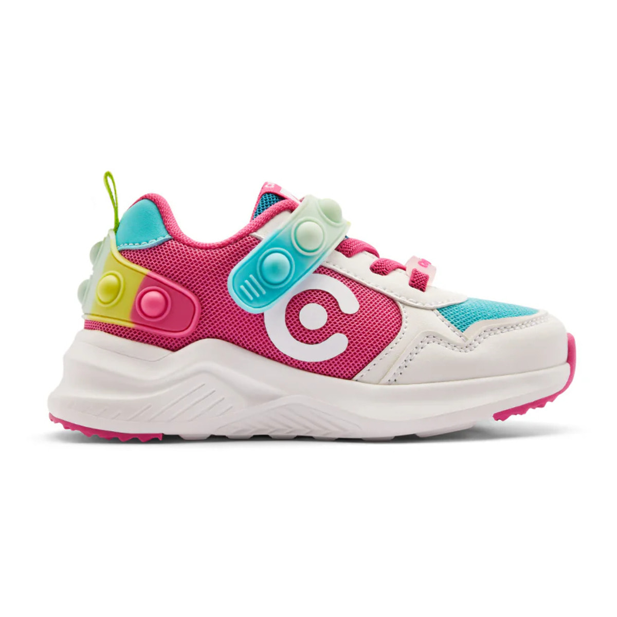 Zapatillas Deportivas Niña Autoadherente Rosa