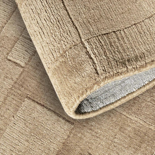 Tapis salon, motif géométrique authentique, piena, tissé main